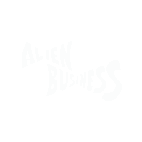 Alien Business Sticker