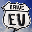 Drive EV sign