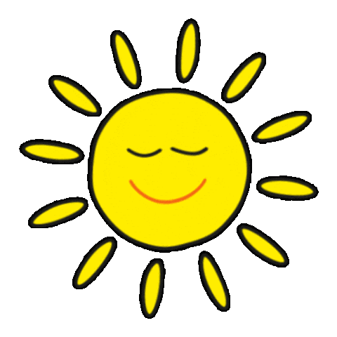 Sunny Day Sun Sticker