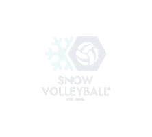 Logo Snow Sticker by Snowvolleyball