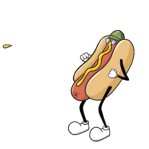 Hotdog Hump Day Sticker by jbianart