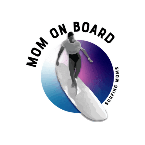 Mom Surf Sticker by Surfing Moms