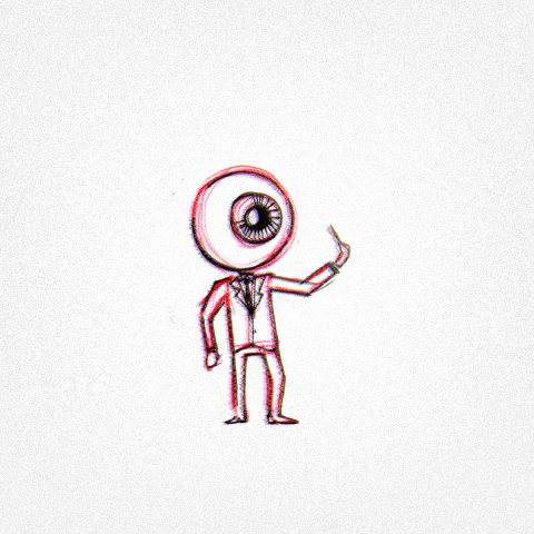 Mangoosta animation look hand eye GIF
