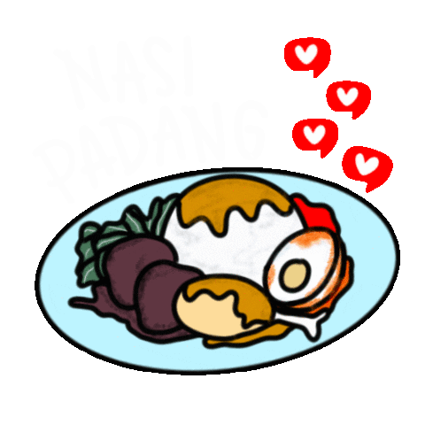 Nasi Padang Food Sticker