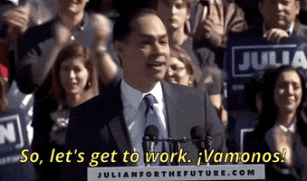Julian Castro Lets Get To Work GIF by Election 2020