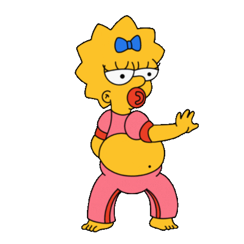 Maggie Simpson Stickers - Find & Share on GIPHY