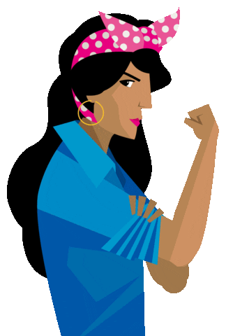 We Can Do It Feminism Sticker by Fackförbundet ST