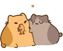 Cats Sticker by Bichi Mao