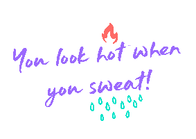 Sweat Trekking Sticker by Coastrek