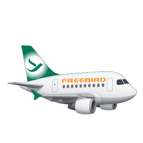 Travel Flying Sticker by Freebird Airlines