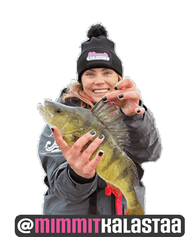 Fishing Fisherman Sticker by Suomen Vapaa-ajankalastajat