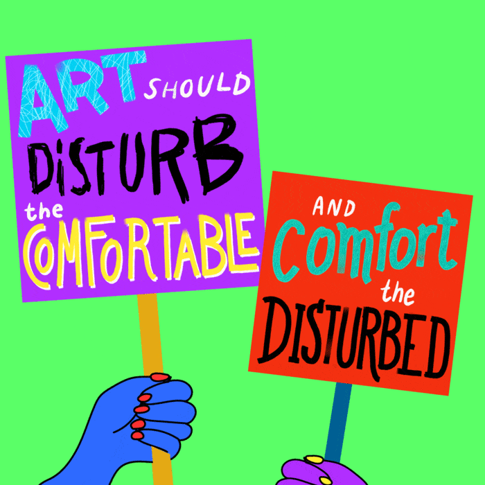 Art Disturb GIF by INTO ACTION