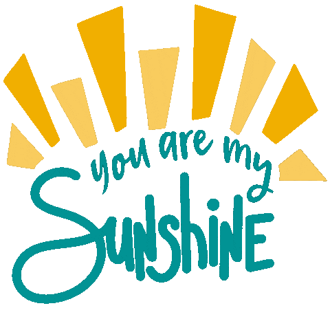 You Are My Sunshine Sun Sticker