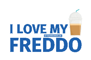 Freddo Cappuccino Frappe Sticker by DU BIST GRIECHE