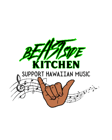 Hawaii Poke Sticker by Beastside Kitchen