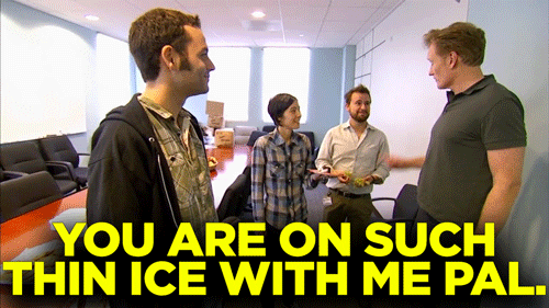 Thin Ice Cake Gif By Team Coco Find Share On Giphy