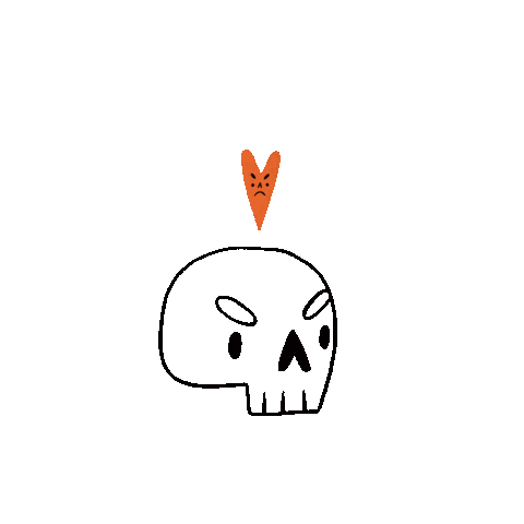 Skull Sticker