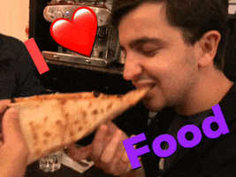 love pizza hungry eat cheese GIF