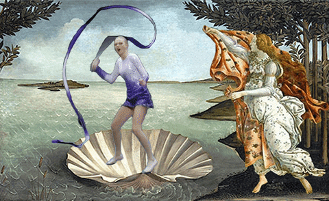 Venus Rising Gif The Birth Of Venus GIFs - Get the best GIF on GIPHY
