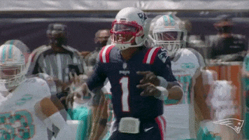 Cam Newton Football GIF by New England Patriots