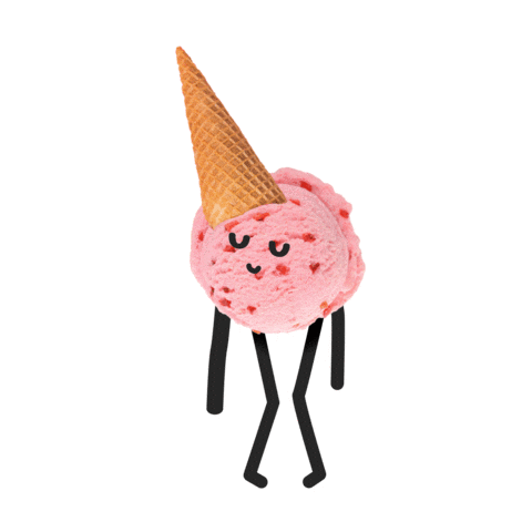 Ice Cream Happy Dance Sticker by GIPHY Studios Originals