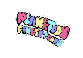 PLANKTOON FINGERBOARD Sticker