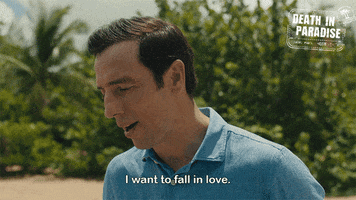 Fall In Love Romance GIF by Death In Paradise