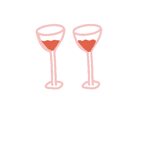 Red Wine & Blue Sticker