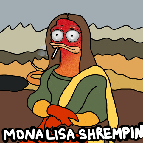 Mona Lisa Simpsons GIF by shremps