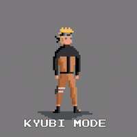 Naruto Kyuubi Chakra Mode GIF