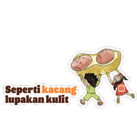 Bk Sate Sticker by Burger King Malaysia