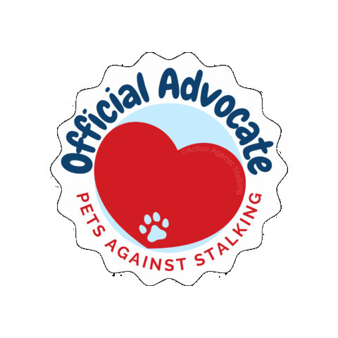 Action Against Stalking Sticker