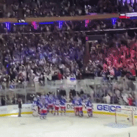Fans Cheer New York Rangers' Win At MSG - GIPHY Clips