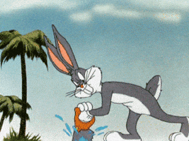 Cutting Bugs Bunny GIF