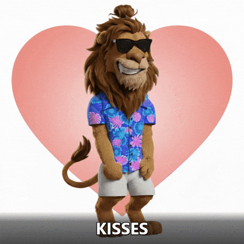 Valentines Day Kisses GIF by Kanecoinc