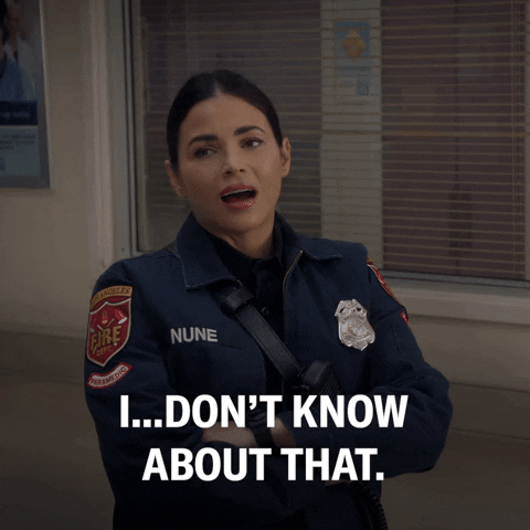 The Rookie Idk GIF by ABC Network
