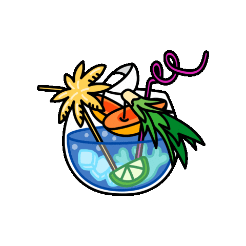 Refreshing Turks And Caicos Sticker by caracaraNYC