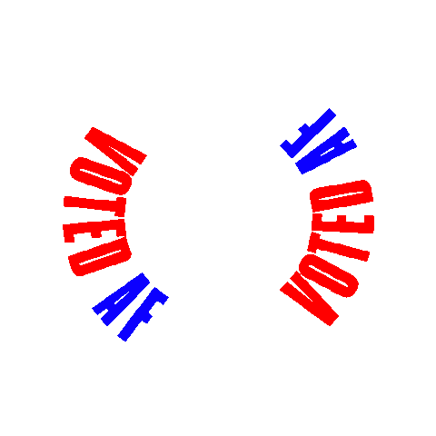 America Voting Sticker