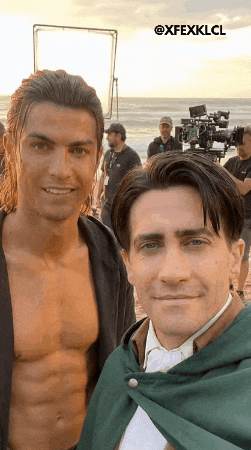 Cristiano Ronaldo Beach GIF