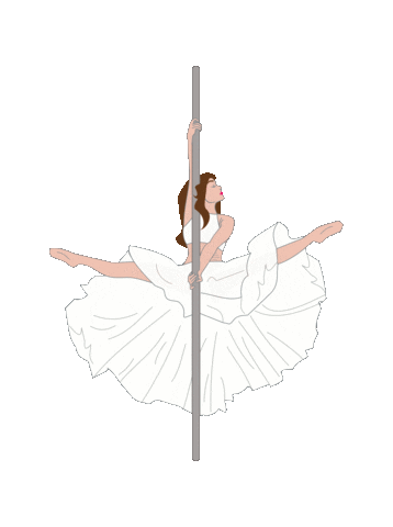 Circus Pole Dance Sticker