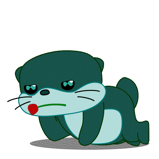 Love You Kiss Sticker by Odd Otties