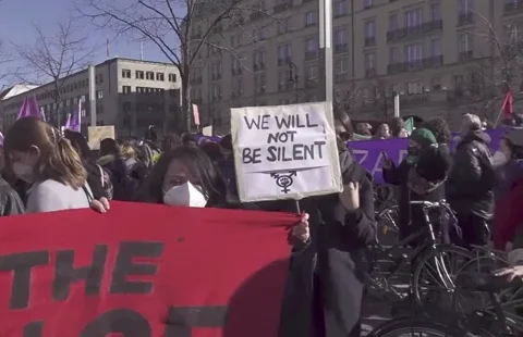 We Will Not Be Silent International Womans Day GIF