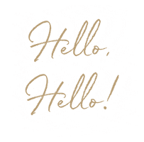 Hello Sticker by Love Lindsey