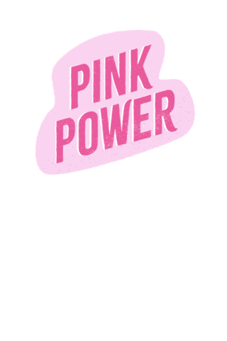 Pink Power Sticker by glamourgals