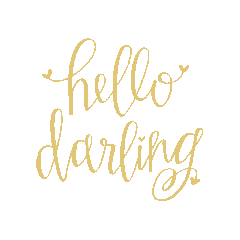 Hello Darling Sticker