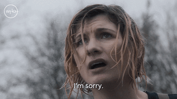 sorry jodie whittaker GIF by Doctor Who