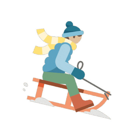 Winter Toboggan Sticker by Visit Austria