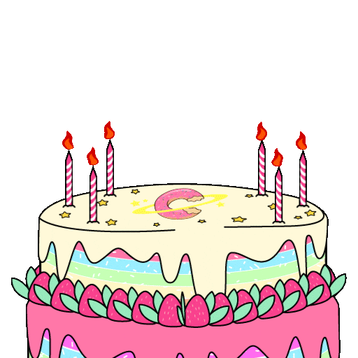 Happy Birthday Party Sticker by Chubbiverse