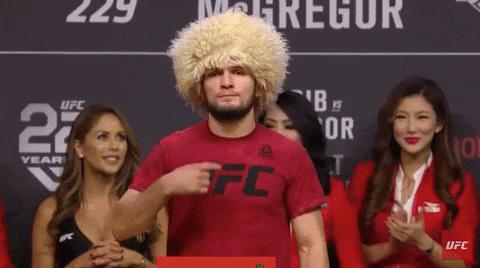 Weigh In Khabib Nurmagomedov GIF by UFC - Find & Share on GIPHY