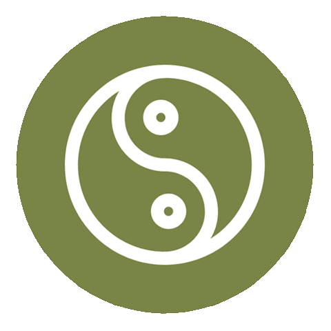 Yin Yang Yoga Sticker by Vibetality